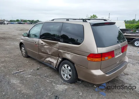 2004 Honda Odyssey Ex-L z USA, uszkodzony, nr VIN 5FNRL18034B073699